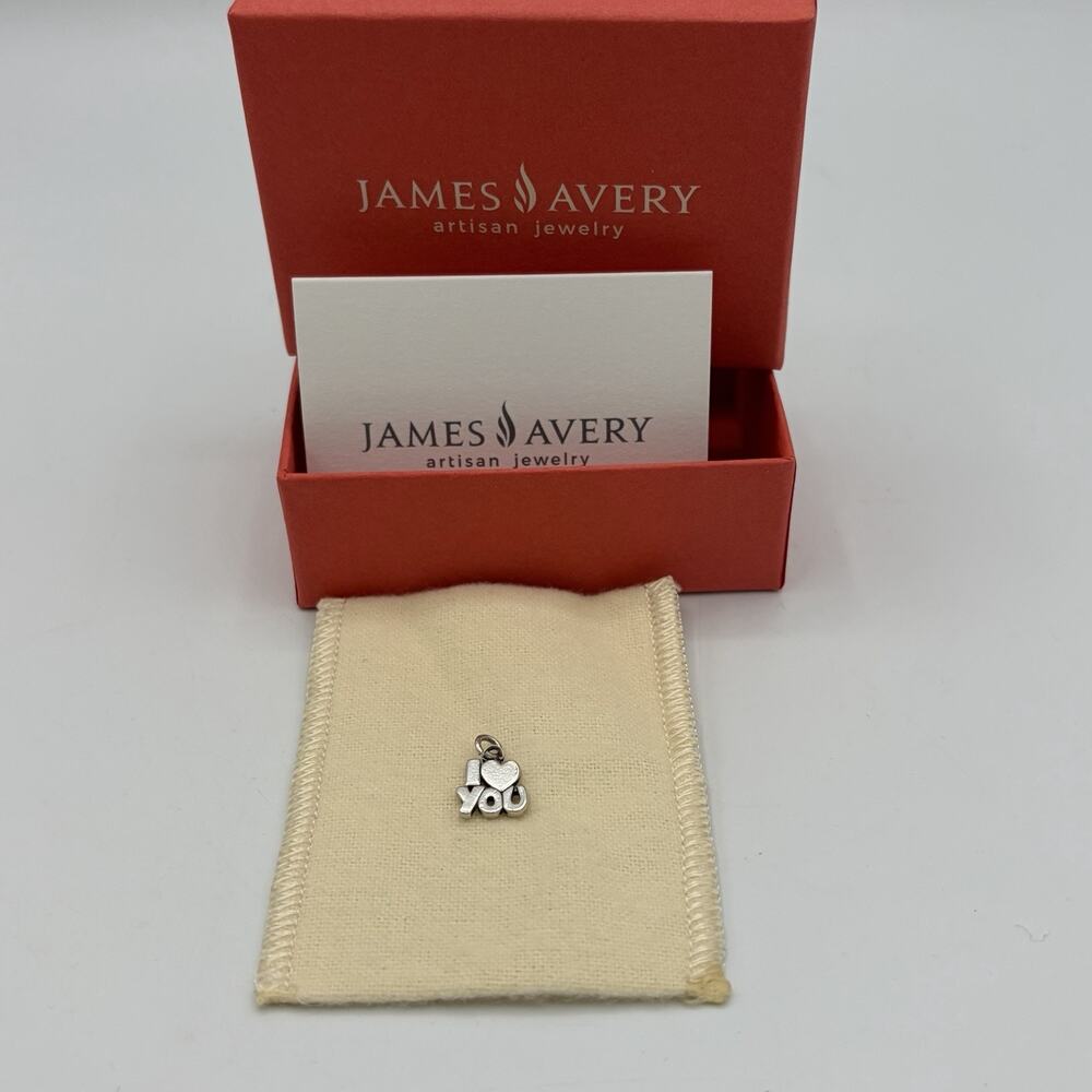 James Avery Sterling Silver I Love You Charm